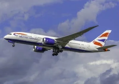 British Airways Direct Non Stop Flight Durban London